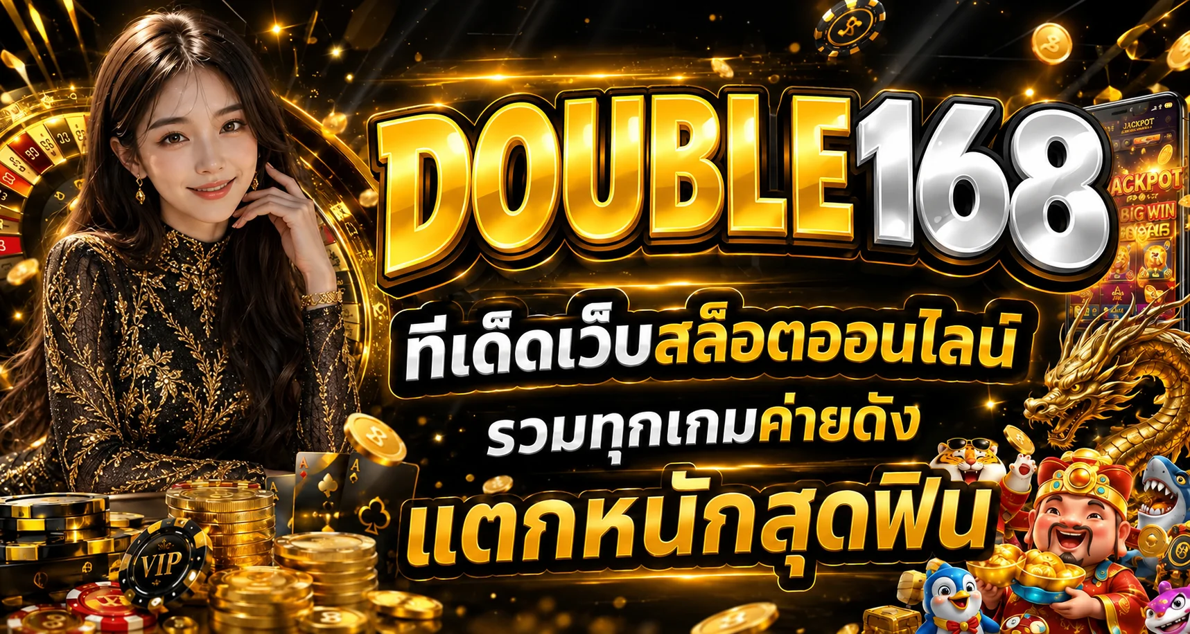 แบนเนอร์ DOUBLE168 เว็บตรงรวมเกมสล็อตค่ายดัง